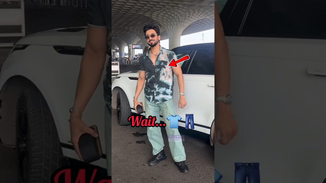 Mr. Faisu spotted at airport outfit price 