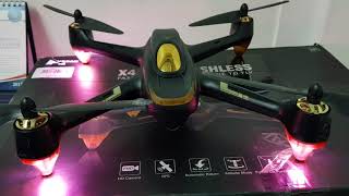 Drone Hubsan H501s x4 advanced falla no sincroniza con el mando y la luz led se queda intermitentem