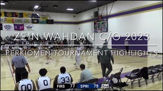 Zein Wahdan - 6'9' - F/C - C/O 2023 - Perkiomen Tournament Highlights