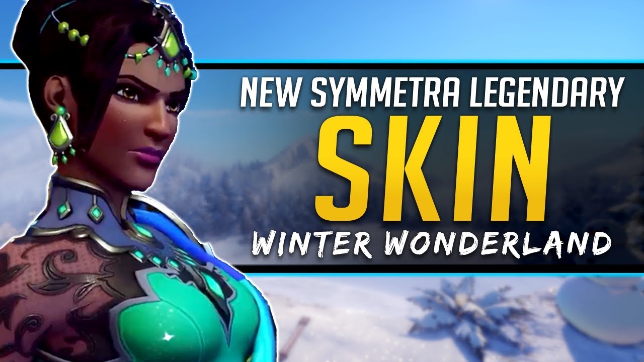Overwatch New Symmetra Legendary Skin Winter Wonderland 18 Youtube