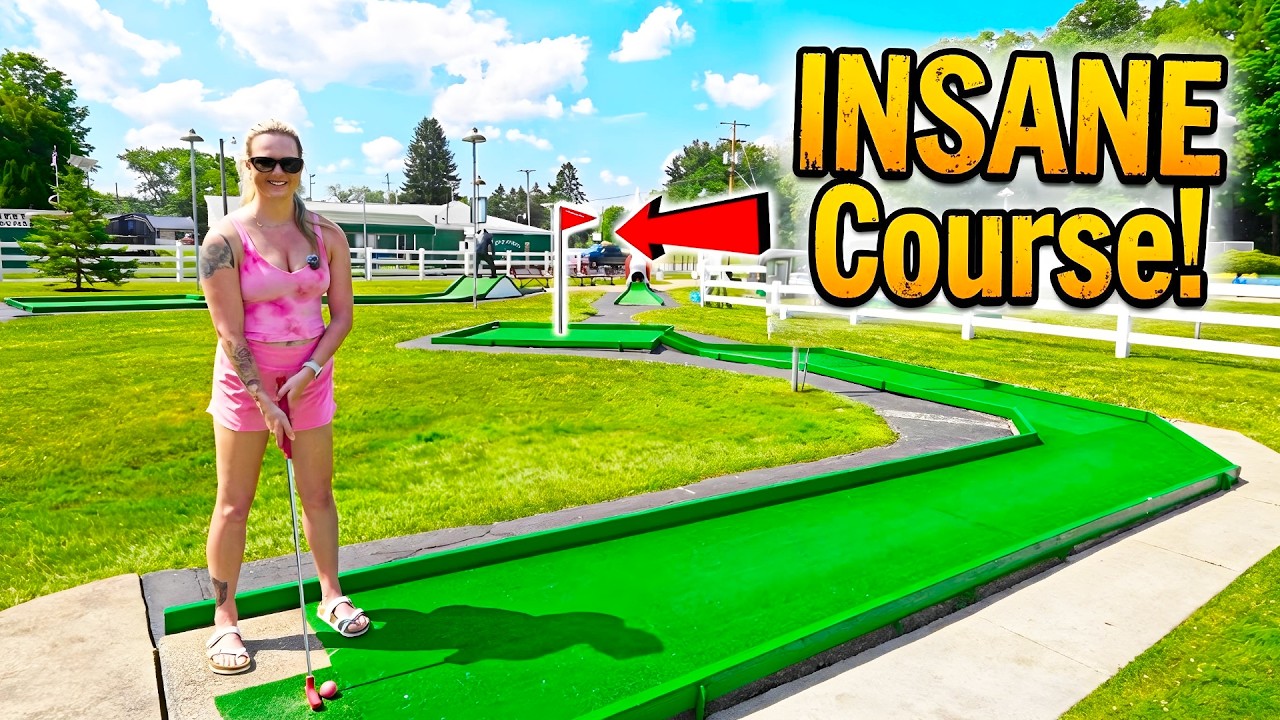Mind-Blowing Old School Mini Golf Course!