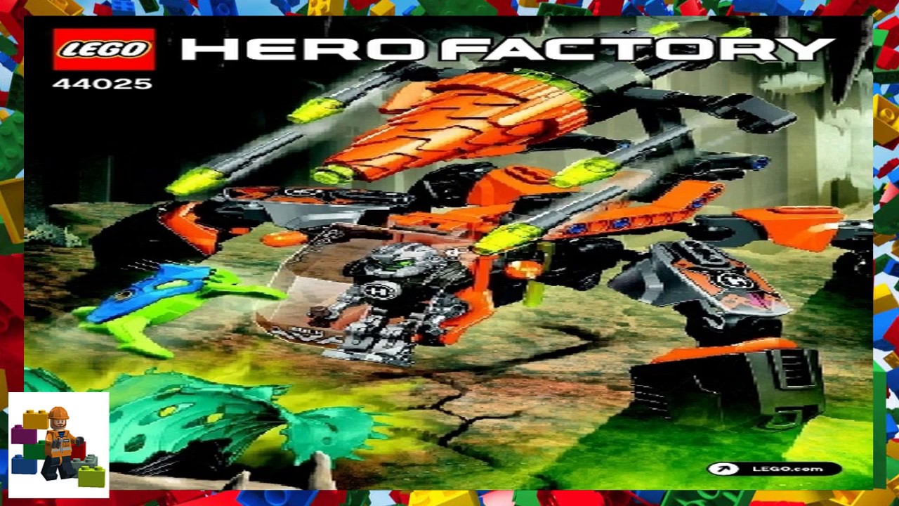 LEGO instructions - HERO Factory - 44025 - BULK Drill Machine - YouTube