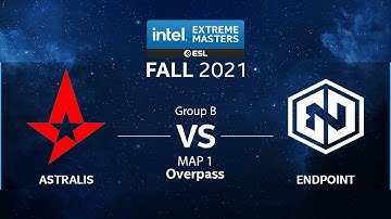 CS:GO - Astralis vs. Endpoint [Overpass] Map 1 - IEM Fall 2021 - Group B - EU