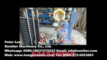 Automatic Plastic Hanger Metal Hook Inserting Machine