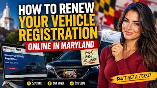 How to renew your vehicle registration online in Maryland