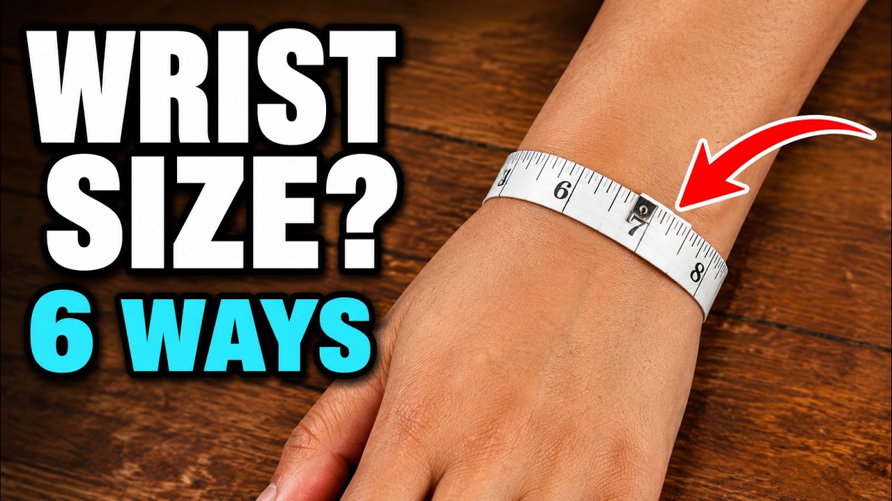Measure Wrist Size Ruler How To Measure Wrist Size Easy Simple - YouTube