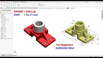 SolidWorks Tutorial for Beginners Exercise - 6
