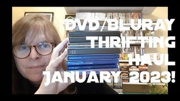 Horror & Cult DVD/Bluray Thrifting Haul (Early January 2023)!