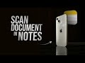 How to Scan a Document in Notes on iPhone (tutorial)