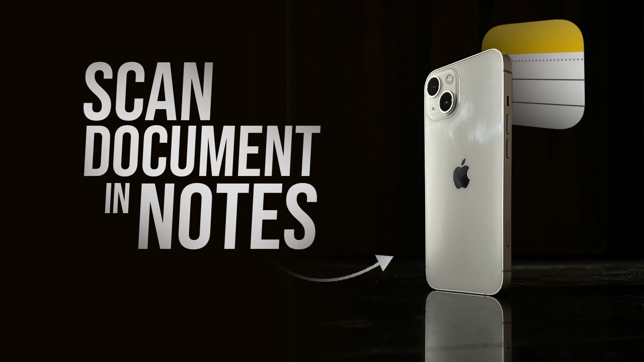 How to Scan a Document in Notes on iPhone (tutorial) - YouTube