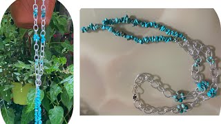 Tutorial collana con chips e pietre di giada (NBEADS) π Tutorial collana con chips e pietre di giada (NBEADS) π