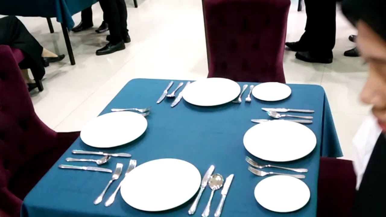 Table Setting table d hote YouTube