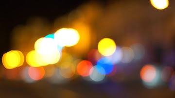 Car Bokeh Lights Stock Video