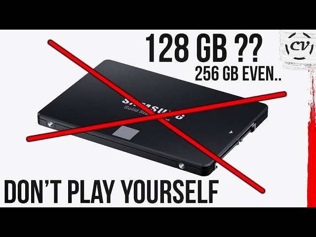 Higgins Rundt om Zoologisk have 128GB SSD Is Not Enough !! (Don't Fall For Small SSD's) (Sounds Kinda Wrong  IDK) - YouTube