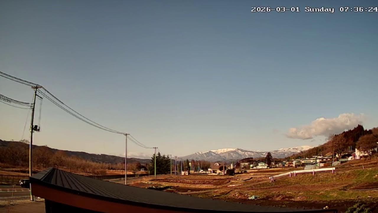 宮城県柴田郡川崎町小野湯田ライブカメラ Miyagi Shibata Live camera.world.cam
