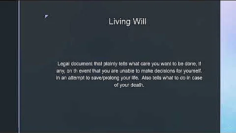 End of Life Care Video