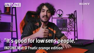 INZONE Mat-D Fnatic Orange Edition | VALORANT Player Alfajer First Impression | Sony Official