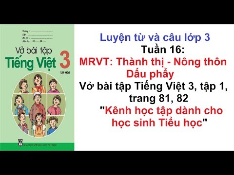 Video Luyện từ và câu lớp 3 - Tuần 16 - Vở bài tập tiếng... - youtube