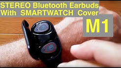 LEMFO M1 Health/Fitness Smart Bracelet with Stereo Earbuds: Unboxing and 1st Look