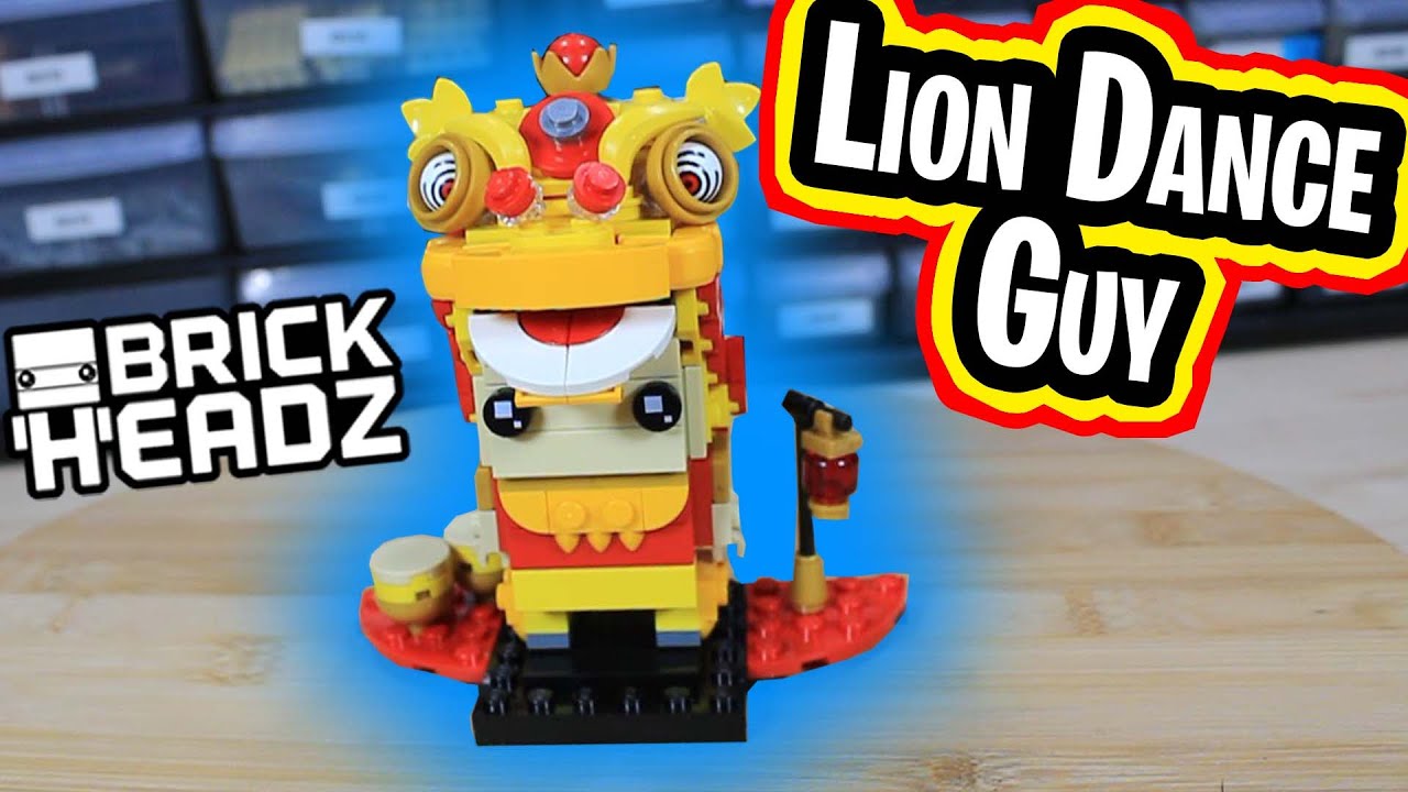 LEGO BrickHeadz 40540 Lion Dance Guy review - Toy Photographers