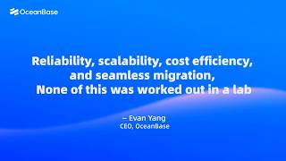 OceanBase Hours: Built for Reliability, Scale, and Cost Efficiency