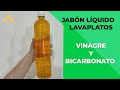 Jabón liquido lavaplatos de vinagre y bicarbonato