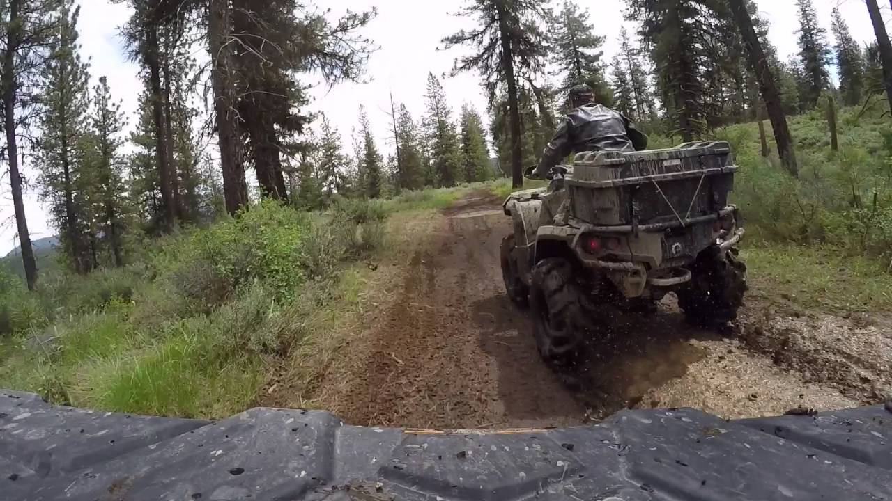 ATV trail riding idaho city YouTube