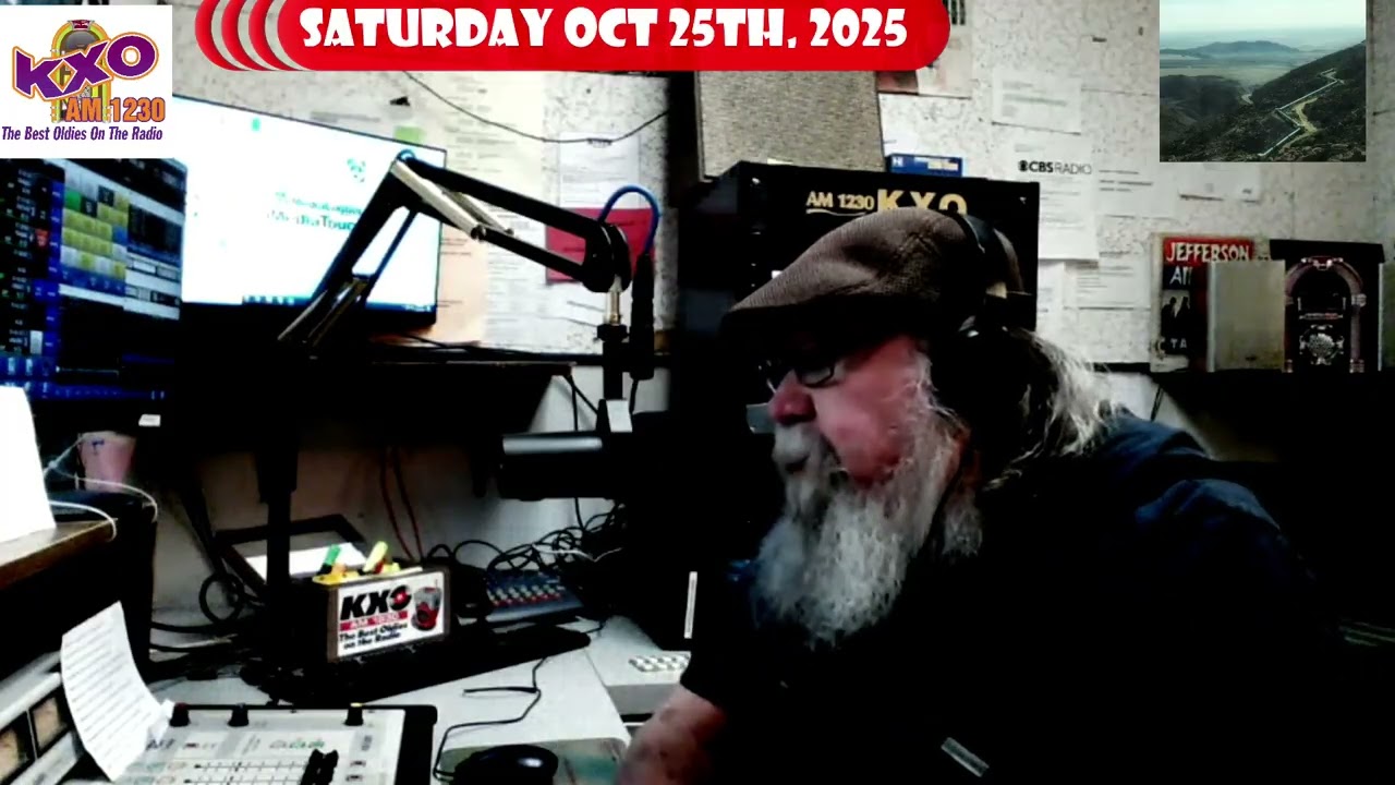 Утреннее шоу KXO Radio AM 1230, субботние местные новости и погода, 25 октября 2025 г.