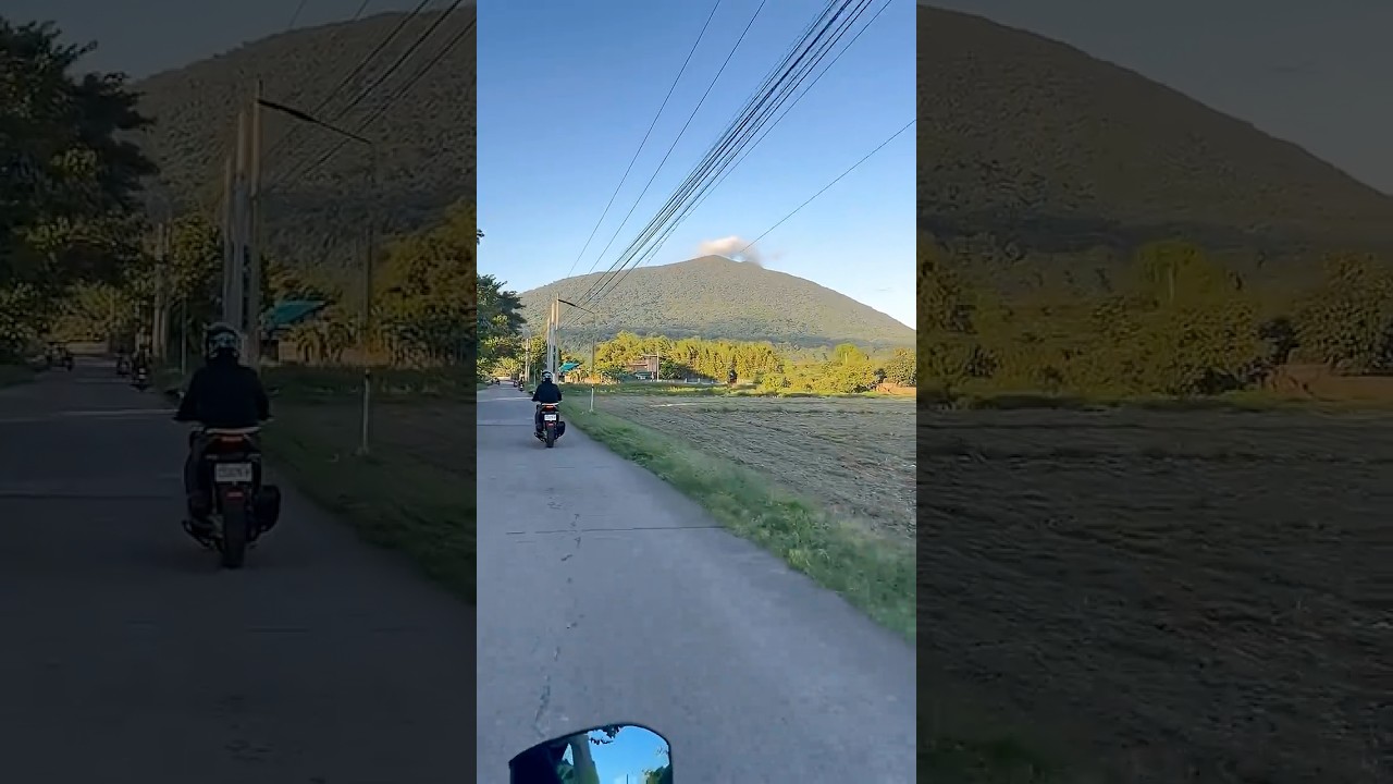 LONG RIDE SA MT. ARAYAT🛵🛵 #mountainview #nature #coffee #friends #shorts