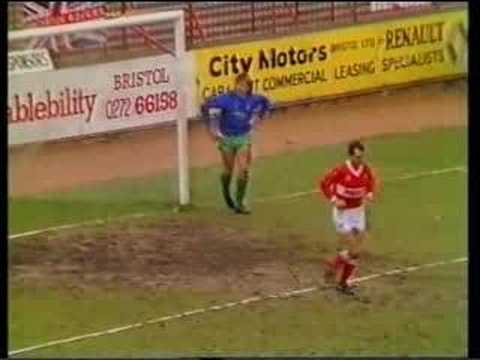 Bristol city 5 Doncaster 0 at ashton gate 1980's