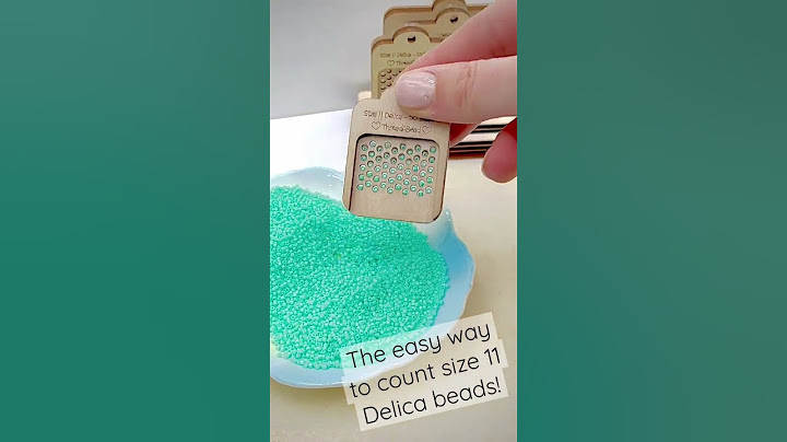 ThreadABead Size 11 Delica Bead Counters #beading #beads #beadwork #miyukibeads #miyuki #bead