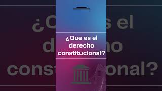 Derecho constitucional