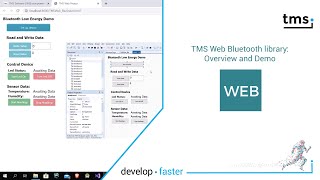 TMS Web Bluetooth library: Overview and Demo