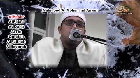 محمود الشحات ـ سورة الحشر والقصار ـ لندن