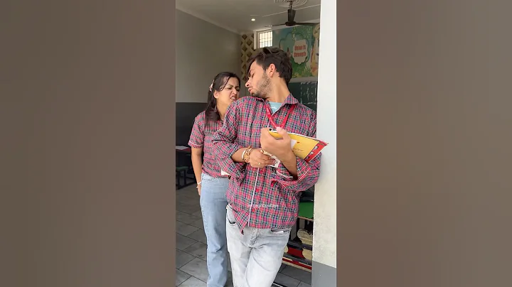 Are you a Naughty student like her? 😂 #schoolkid #schoollife #schoolfun #schooldays #jagritipahwa