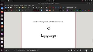 User defined C function Part 4