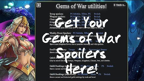 Gems of War Tiny Tutorial: Taransworld, the Best Resource for Gems of War Game Spoilers