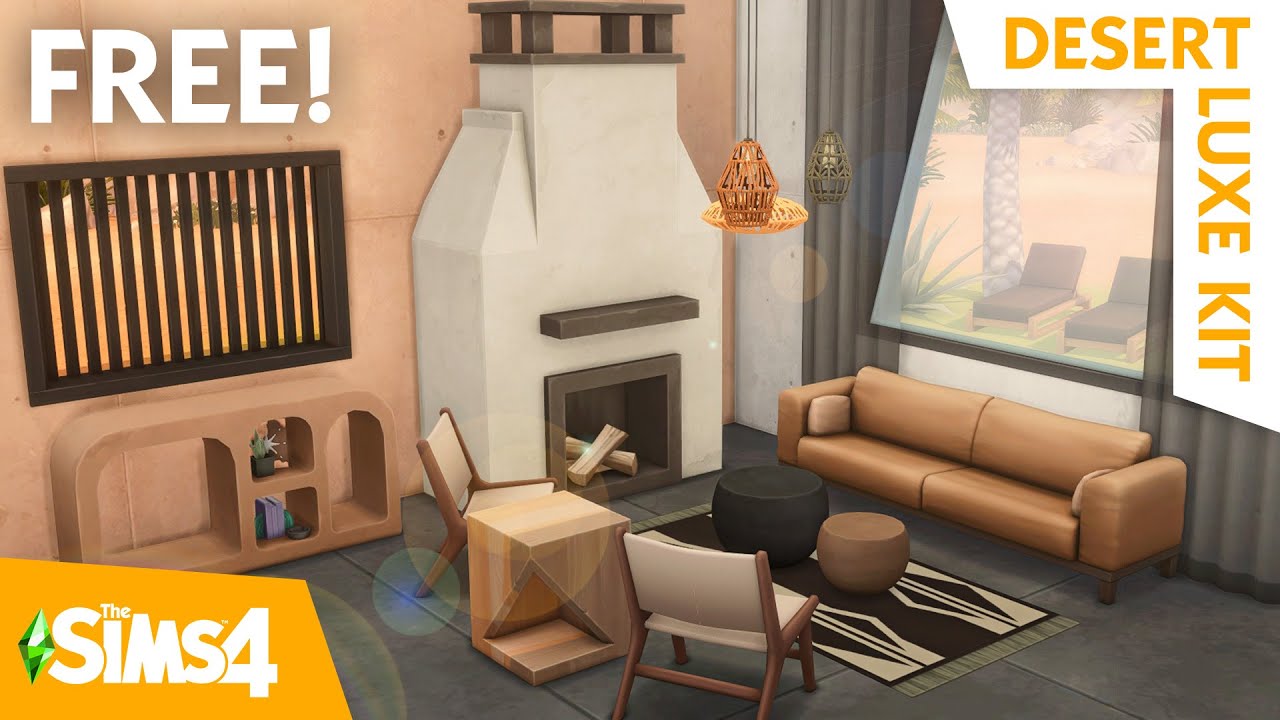 The Sims 4 Desert Luxe Kit is Now Available for FREE!