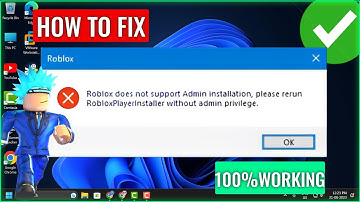 How To Fix Roblox Does Not Support Admin Installation Please Rerun Error (FIXED)