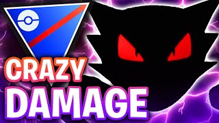 SHADOW BALL *SHADOW* HAUNTER DOES ILLEGAL DAMAGE IN THE GREAT LEAGUE | GO BATTLE LEAGUE