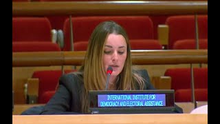 International IDEA&#39;s statement at the UNSG Briefing on the Progress Towards the SDGs / 25 April 2023