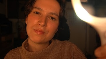 ASMR Studying Your Face For a Test (measuring, drawing, note taking, etc)