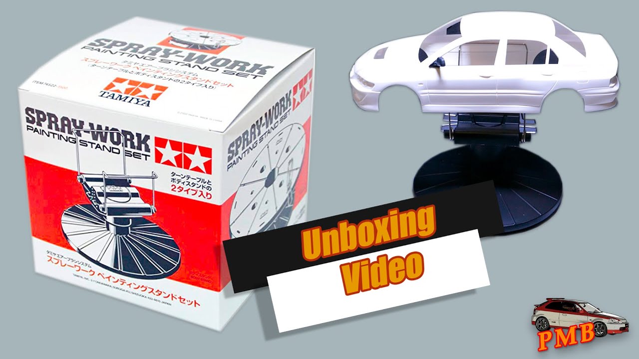 Tamiya SprayWork Painting Stand Set Unboxing YouTube