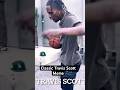 Travis Scott Hyped After Shot #hiphop #basketball