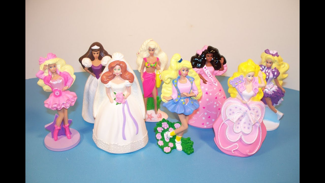 Details about   Lot of 8 Vintage 90's McDonald's Happy Meal Toys Barbie Dolls Figures Mattel 