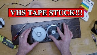 VHS Tape Stuck