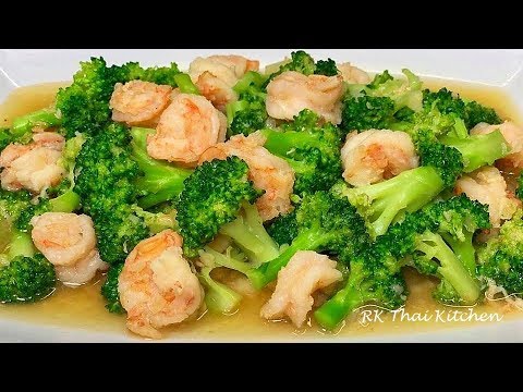  Stir fried Broccoli with Shrimp