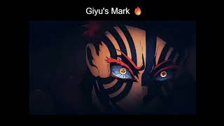 When Giyu's mark appears 🔥