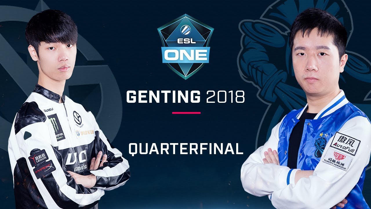 Dota 2 - Vici Gaming vs. Newbee - Game 2 - Quarterfinal - ESL One Genting 2018