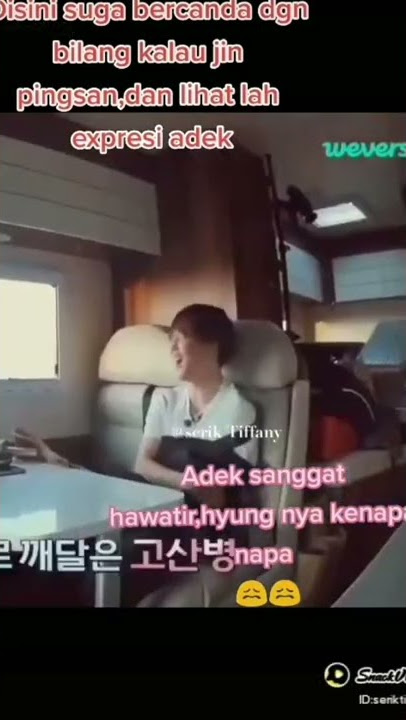 jungkook khawatir sama jin Hyung 🥺